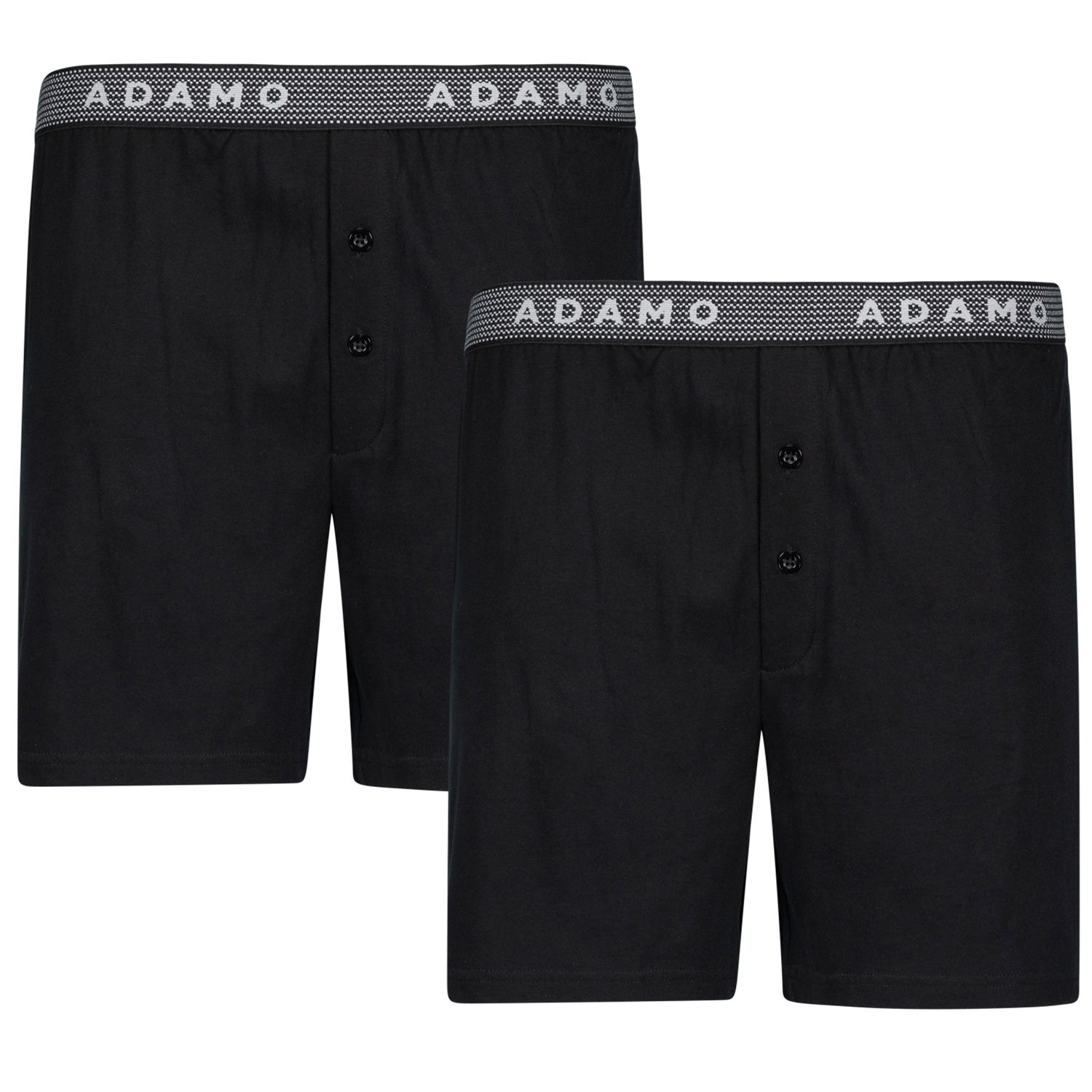 Boxers noir "Jonas" by ADAMO dans un emballage double - grande taille jusqu'à 20