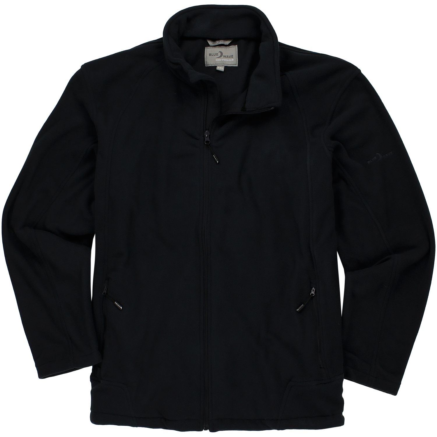 Fleece jacket "Henry" in black by Blue Wave up to oversize 8XL