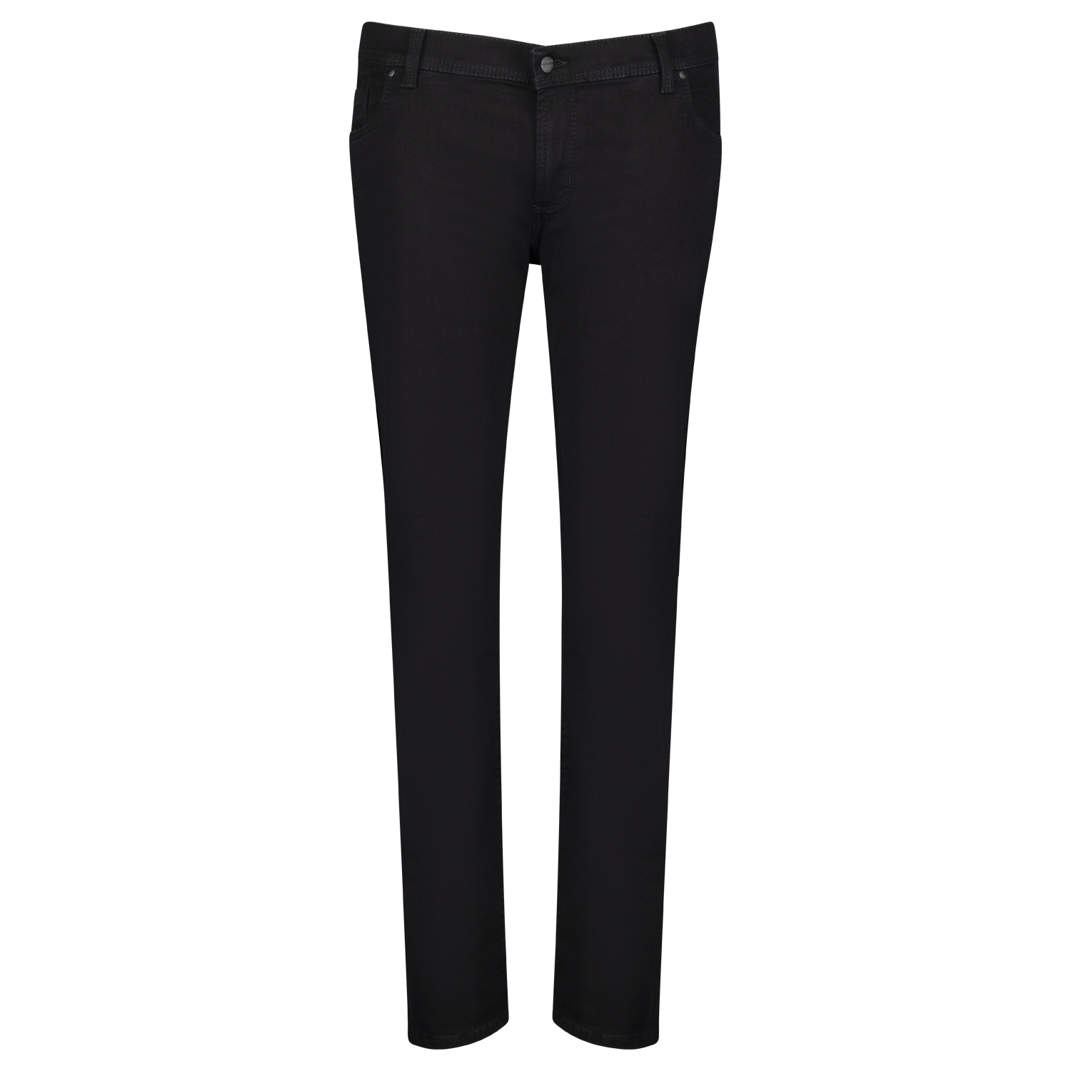 5-Pocket Jeans homme avec stretch "Thomas" noir by Pioneer grandes tailles (Taille basse): 28 - 40