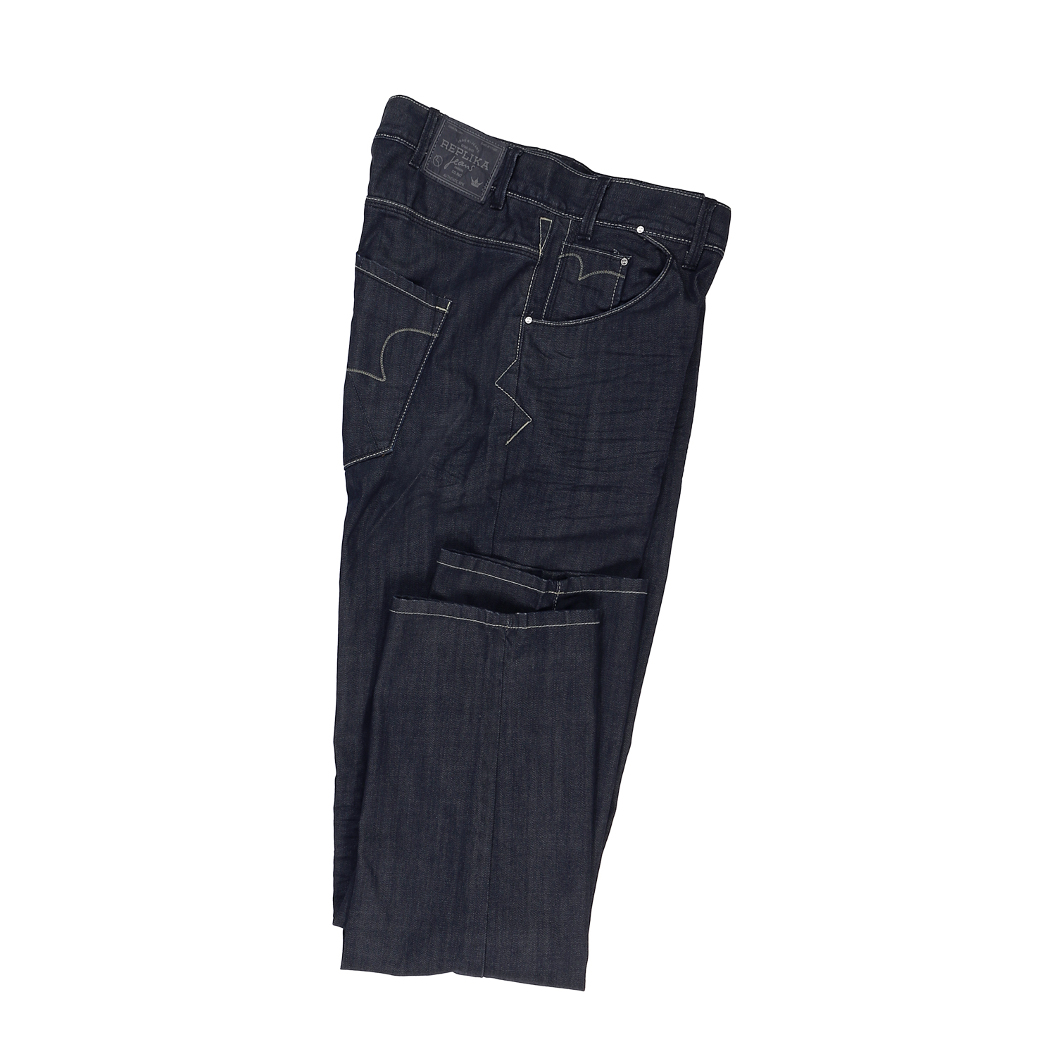 Dunkelblaue Jeans von Replika - in Übergrößen