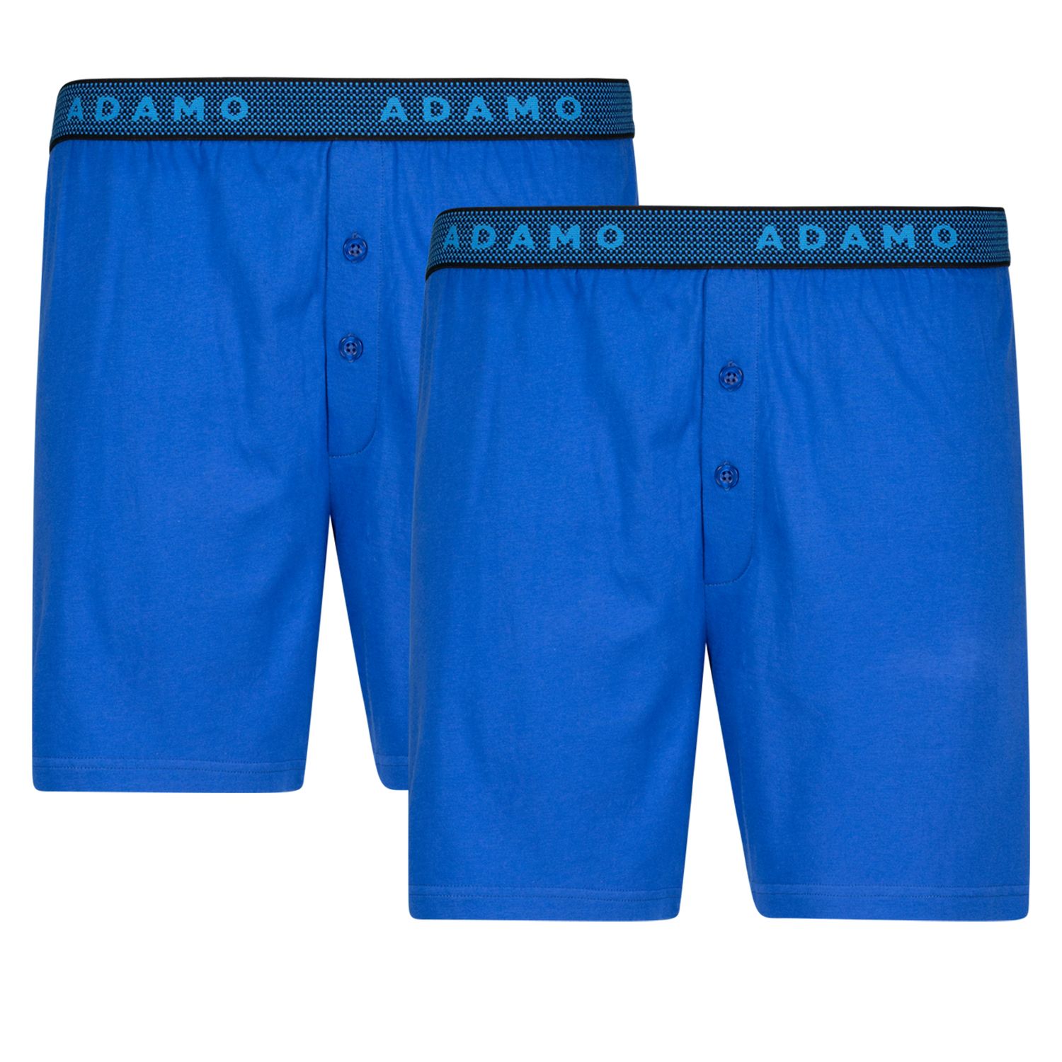 Boxers bleu royal "Jonas" by ADAMO dans un emballage double - grande taille jusqu'à 20