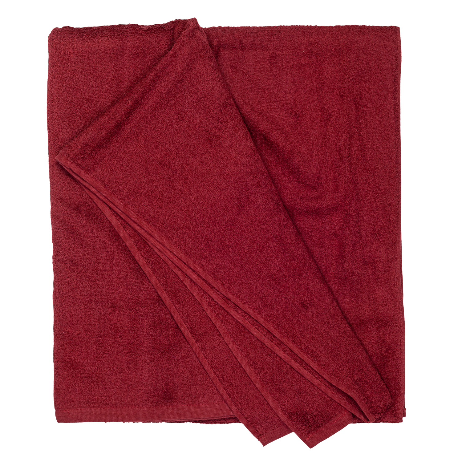 Bath towel series Helsinki in burgundy by Adamo in large sizes 100x220 cm or 155x220 cm