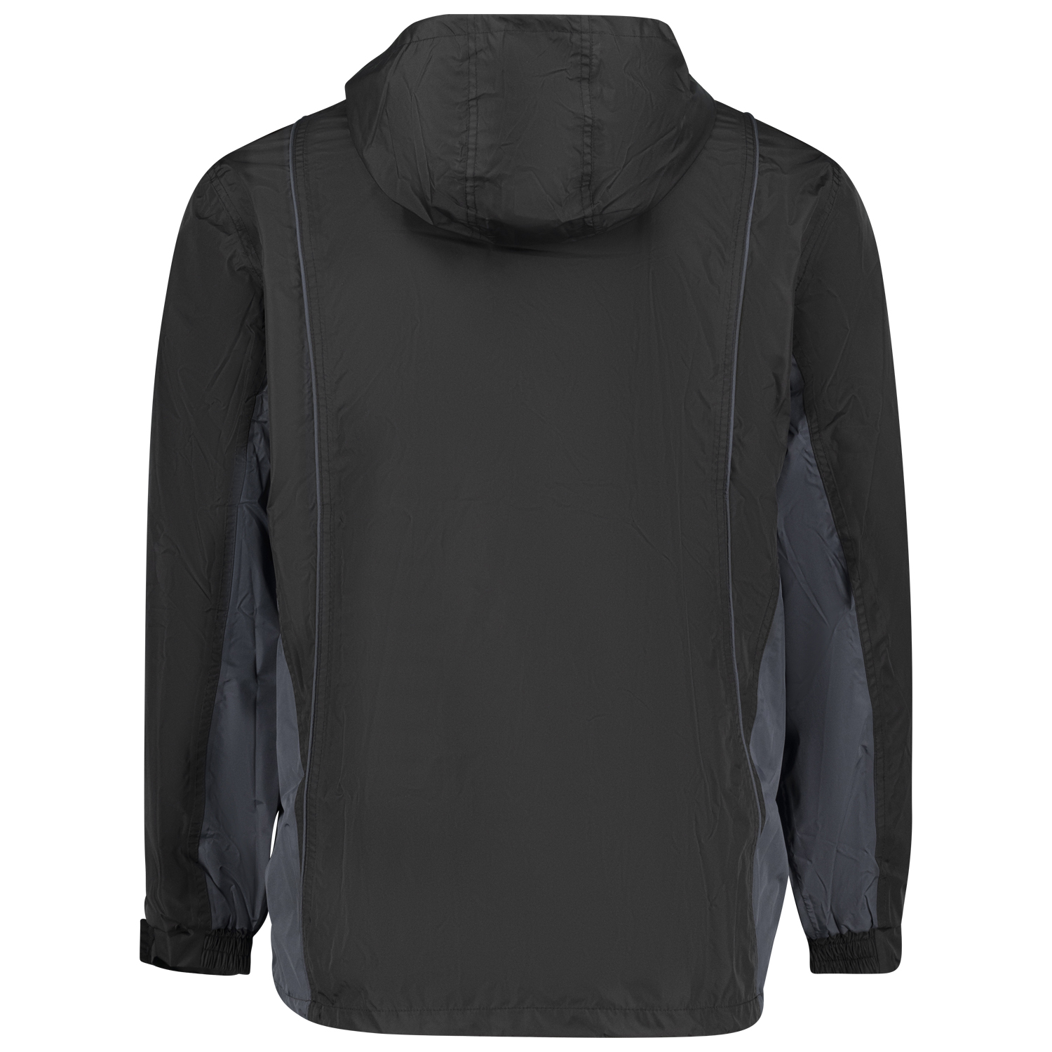 Schwarz-graue Outdoor-Jacke von Brigg für Herren in Übergrößen bis 14XL