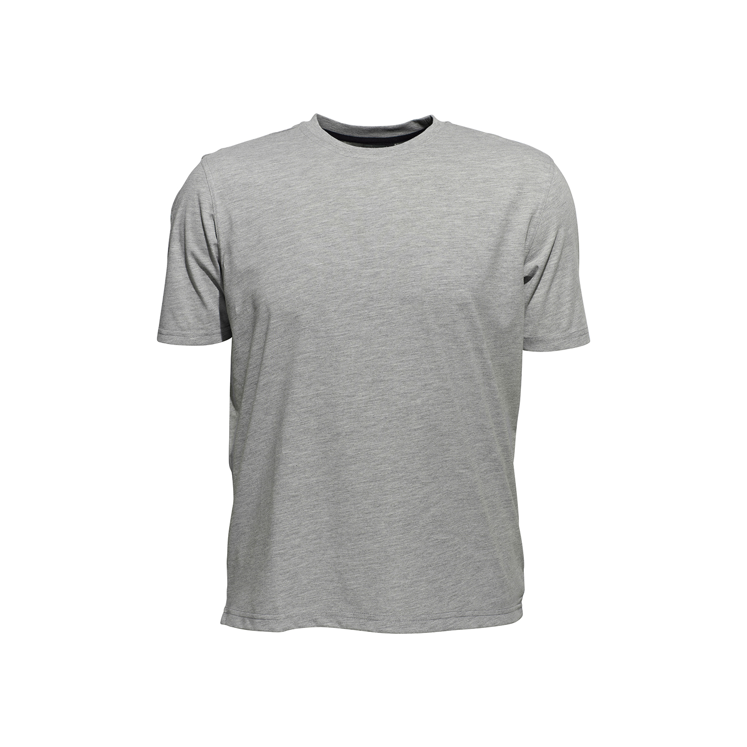 T-Shirt für Herren mit Rundhals von Ahorn Sportswear in großen Größen XXL bis 10XL - graumeliert