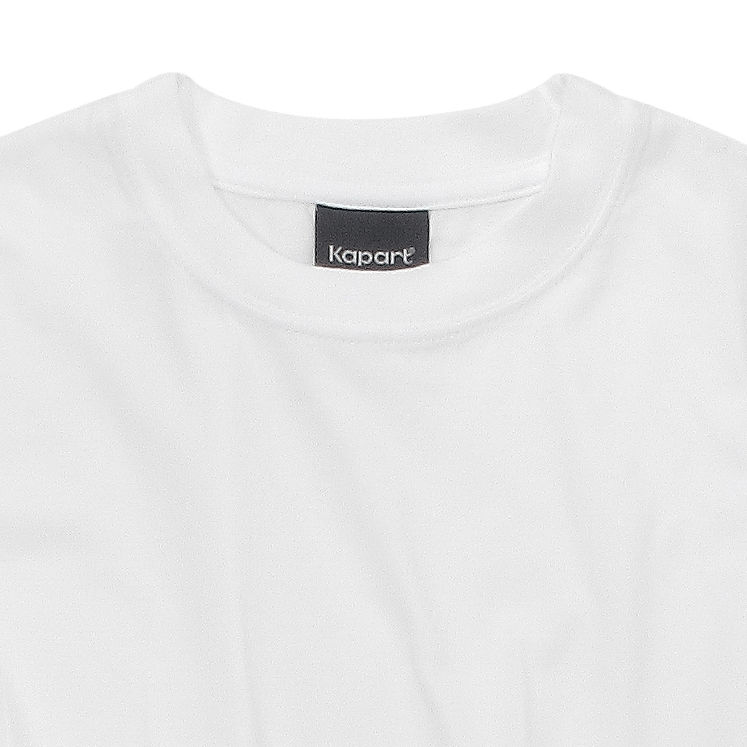 T-shirt blanc 100% coton de Kapart grandes tailles jusqu'au 8XL