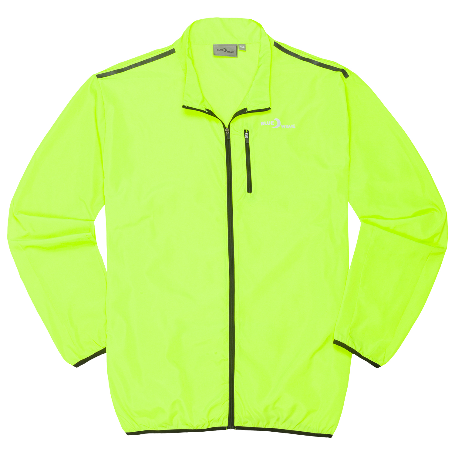 Bike jacket in neon yellow series Anton by Blue Wave for men up to oversize 10XL