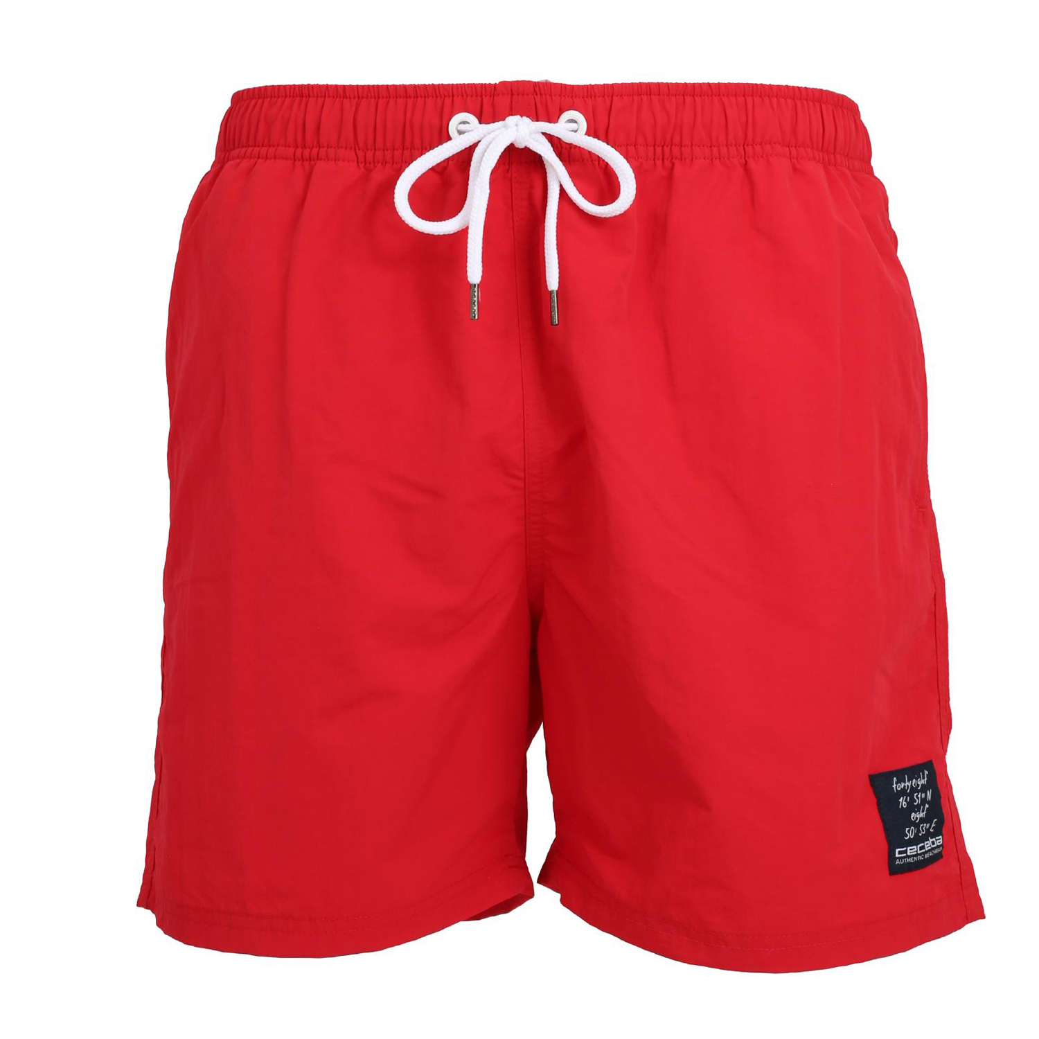 Swim shorts in red by Ceceba up to oversize 7XL