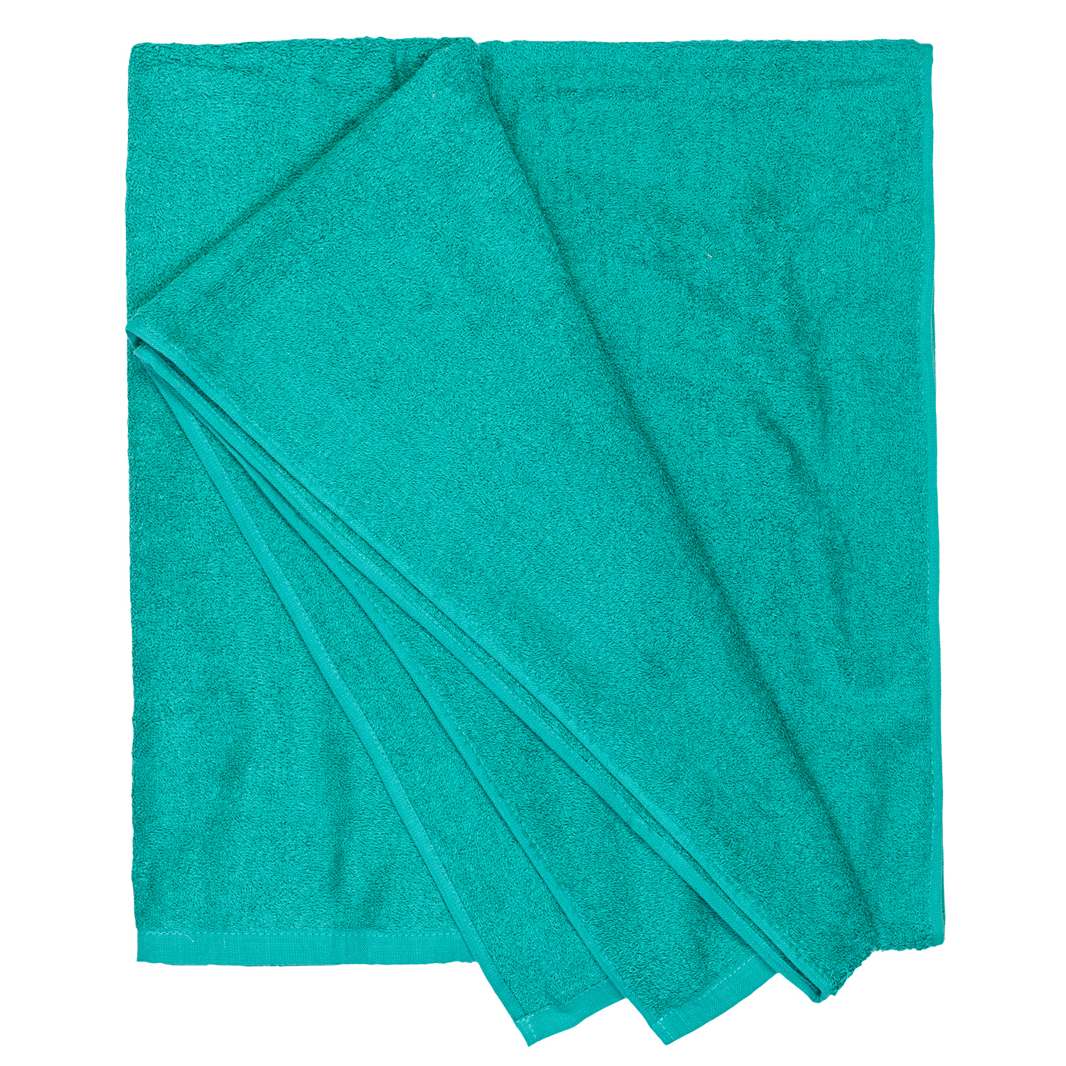 Bath towel series Helsinki in turquoise by Adamo in large sizes 100x220 cm and 155x220 cm