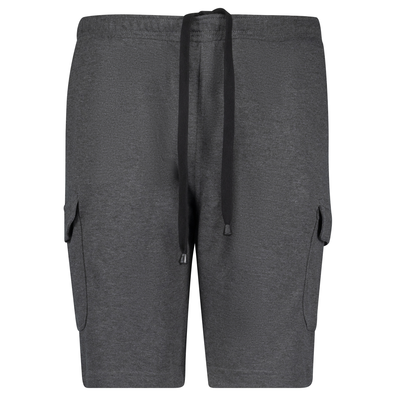 Cargo shorts in anthracite mottled for men by Adamo series "Athen" in oversizes up to 14XL