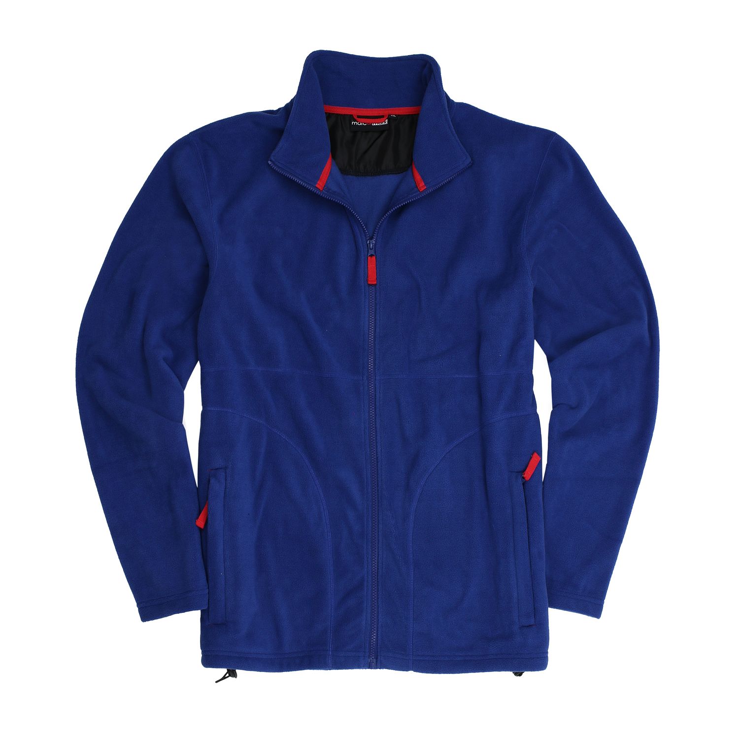Fleece jacket for men in blue by Marc&Mark in oversizes up to 12XL