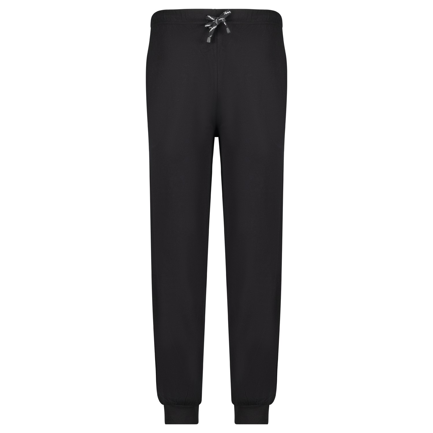 Long pyjama pants in black by ADAMO in oversizes up to 10XL