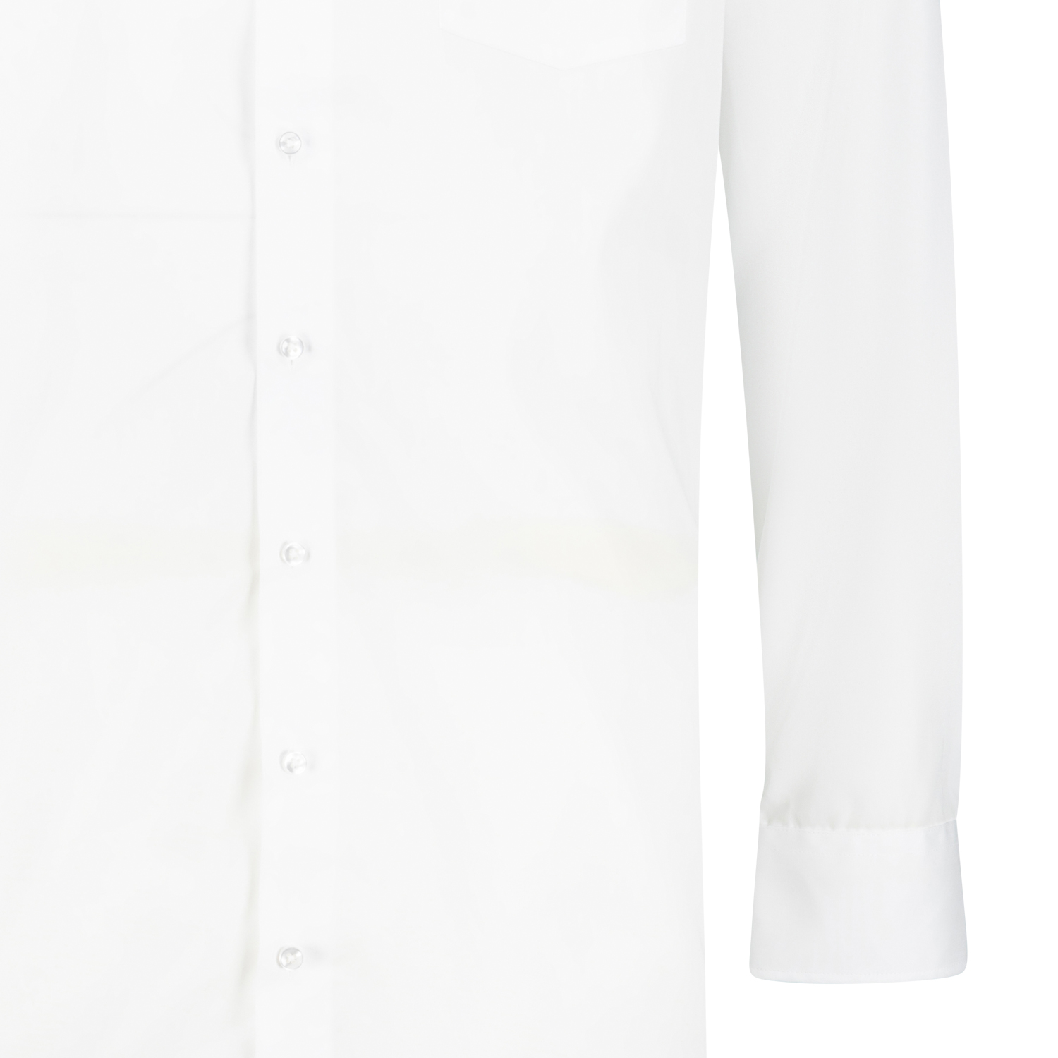 Long-sleeved Shirt in white by Casamoda up to oversize 7XL