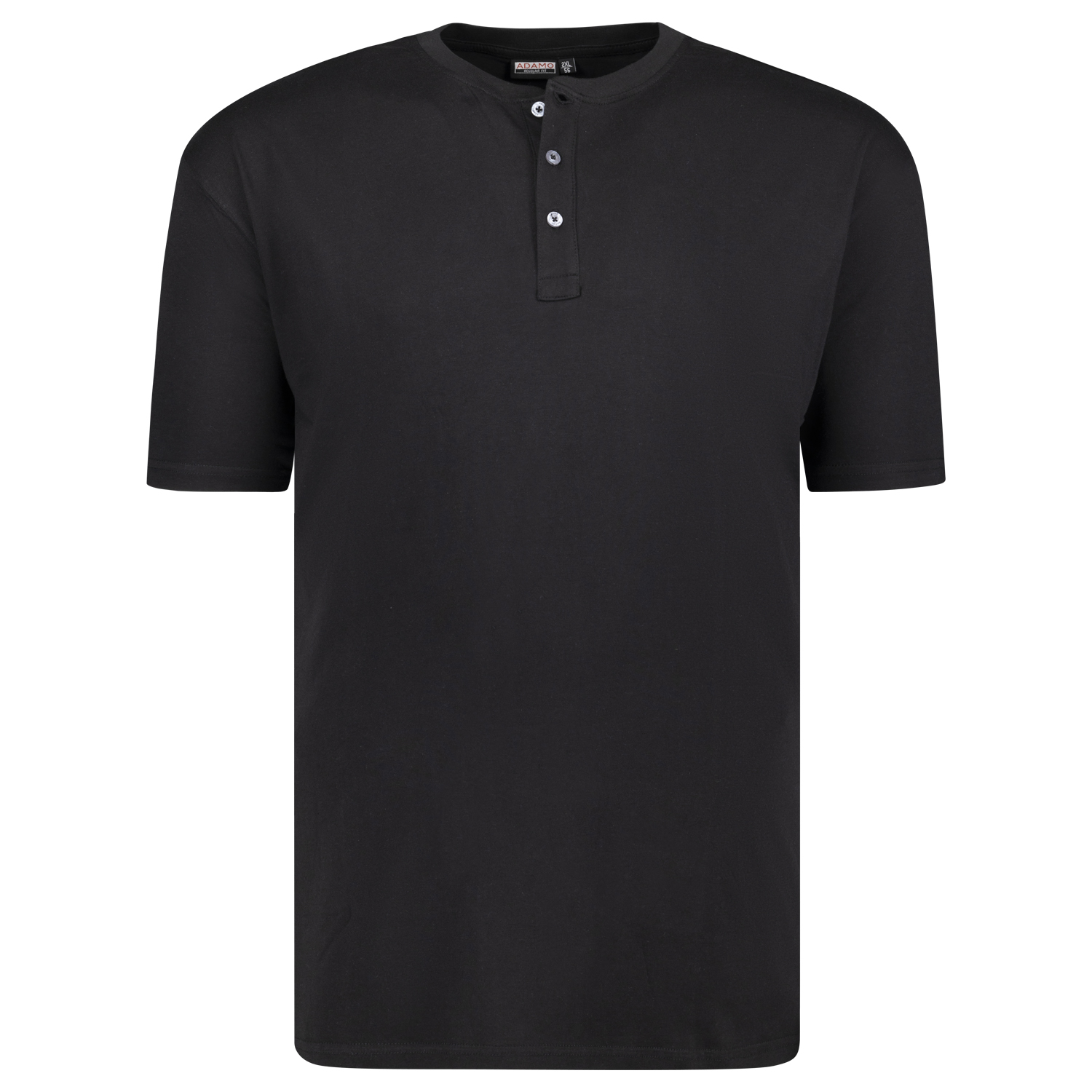 T-shirt série SILAS by ADAMO jusqu'à la grande taille 10XL - couleur: noir