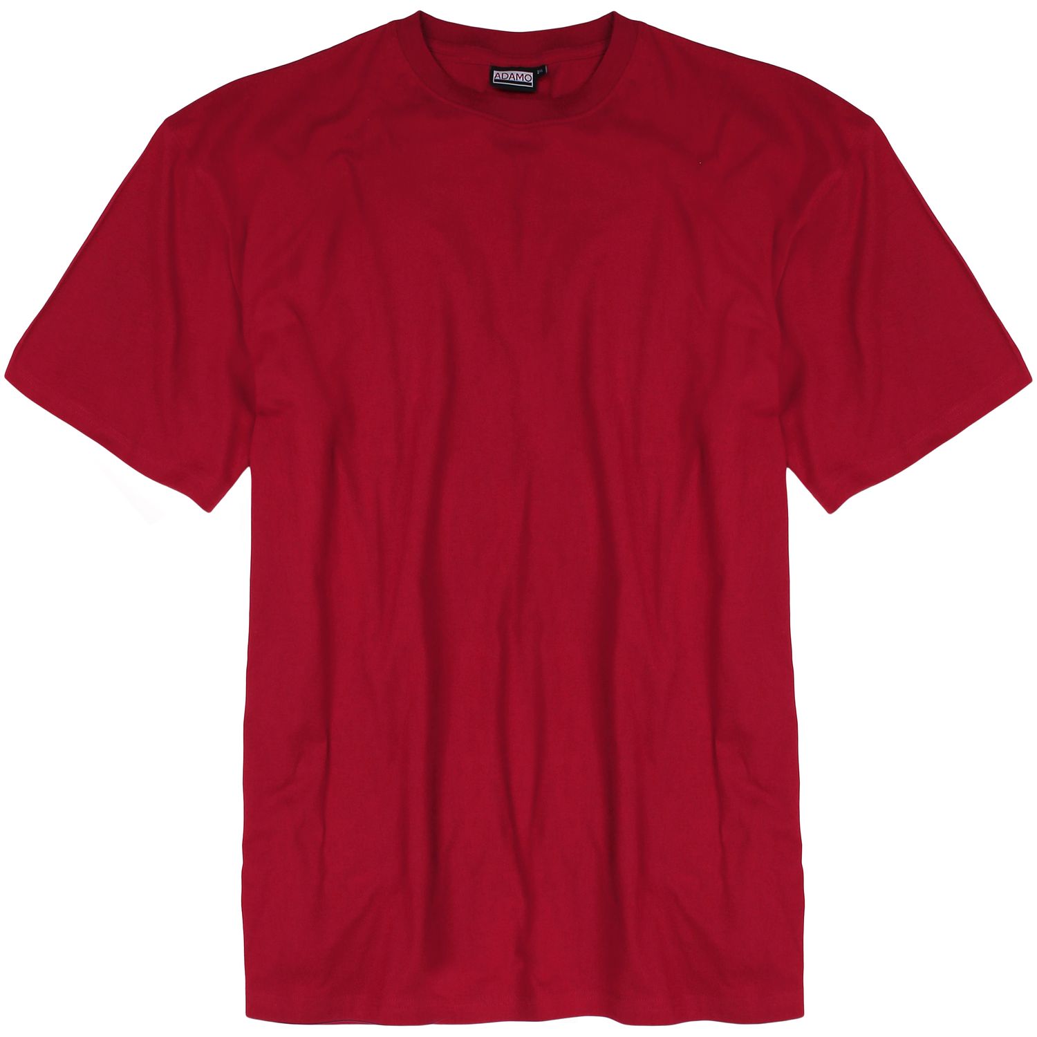T-shirt rouge CONFORT FIT MARLON by ADAMO jusqu'à la grande taille 12XL - pack de deux