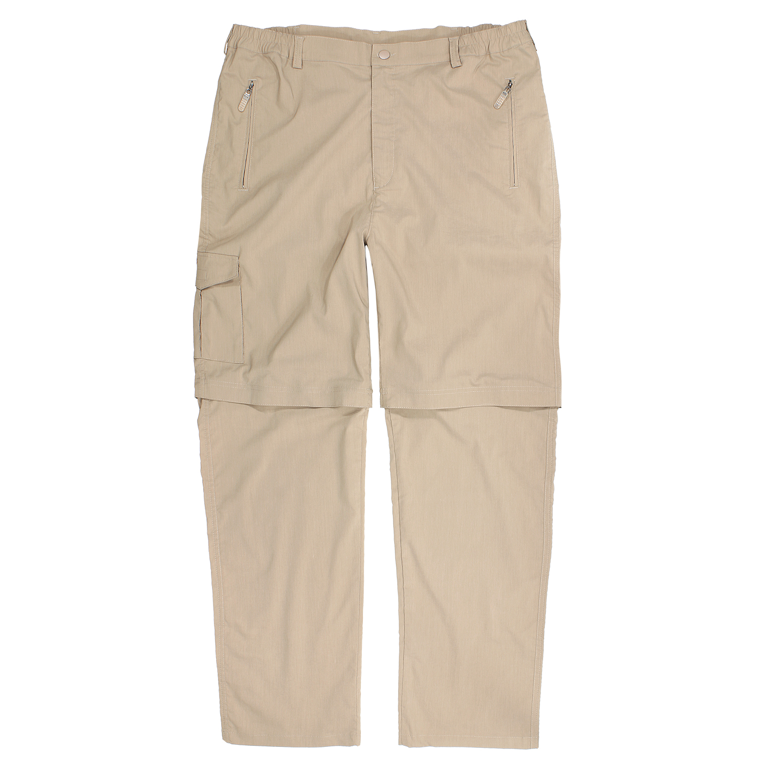 Abraxas outdoor-zip-off pants in sand up to oversize 10XL