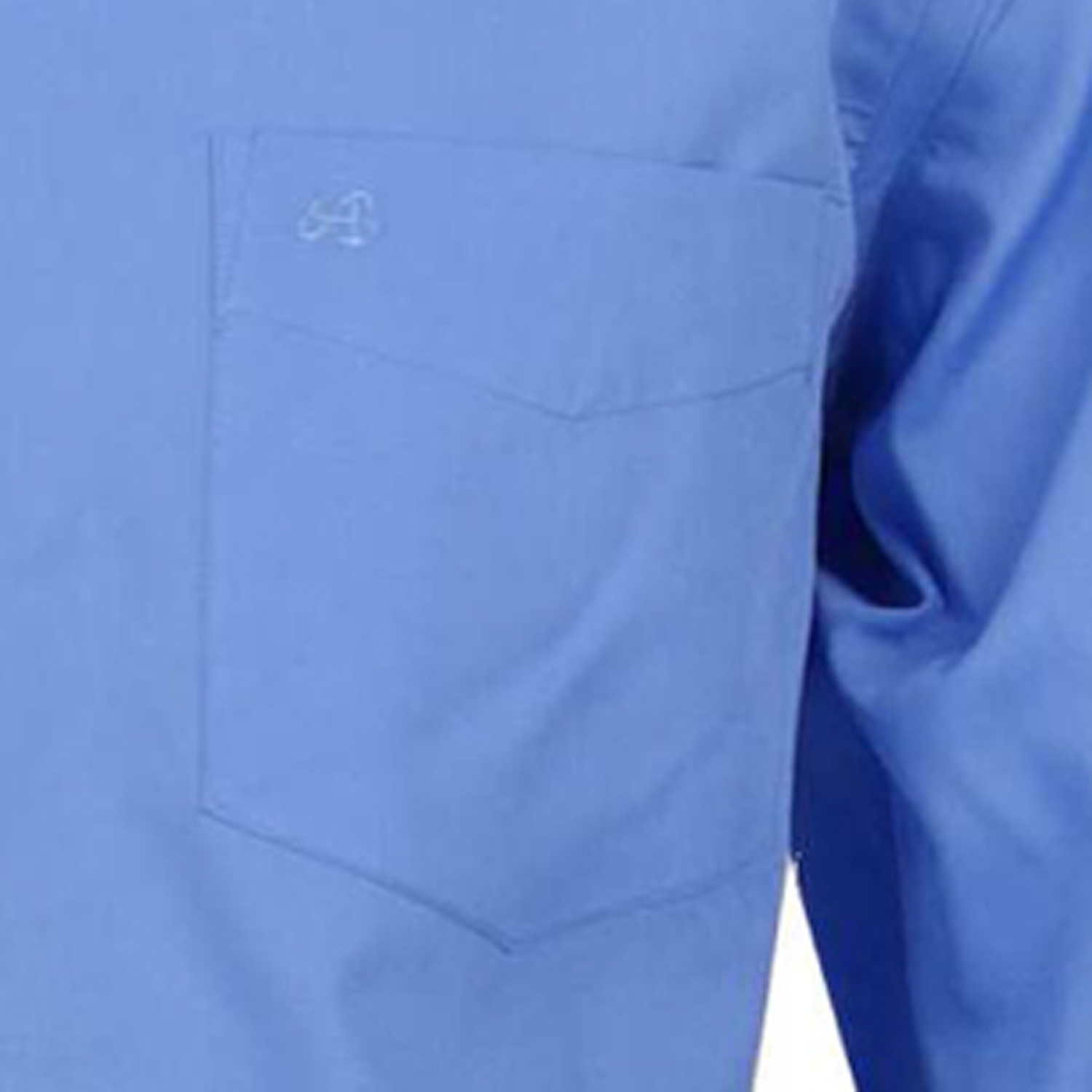 Blaues Übergrößen Hemd (langarm) von ARRIVEE bis Größe 8XL