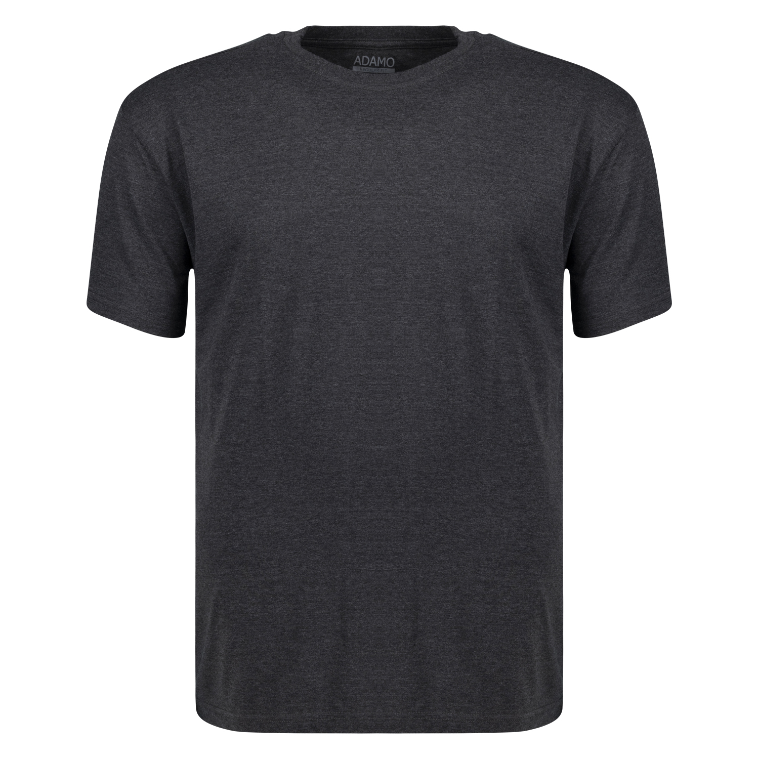 Kurzarm Shirt Modell Kevin von ADAMO für Herren anthrazit meliert in Übergrößen 2XL-12XL Regular Fit