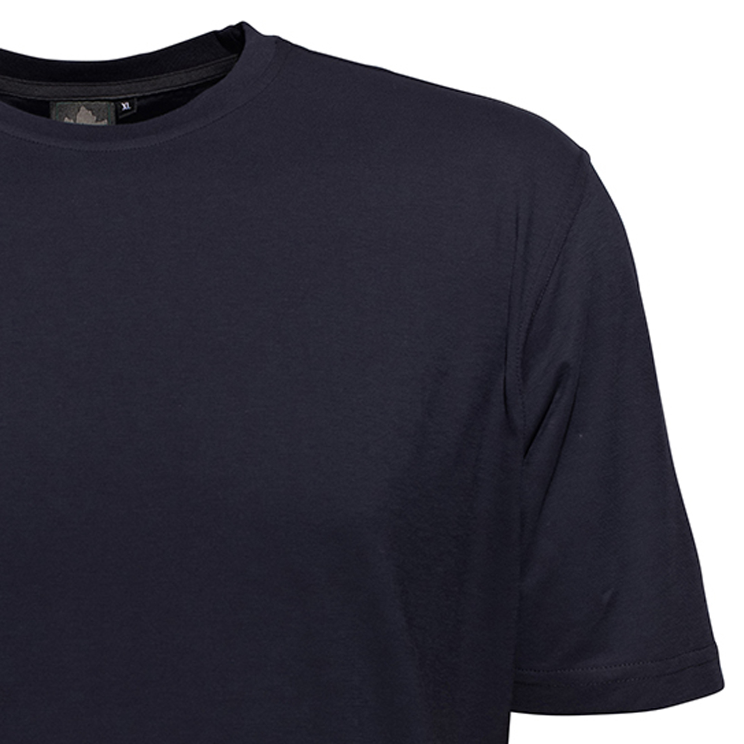 Herren Rundhalsshirt kurzarm von Ahorn Sportswear in dunkelblau bis Übergröße 10XL
