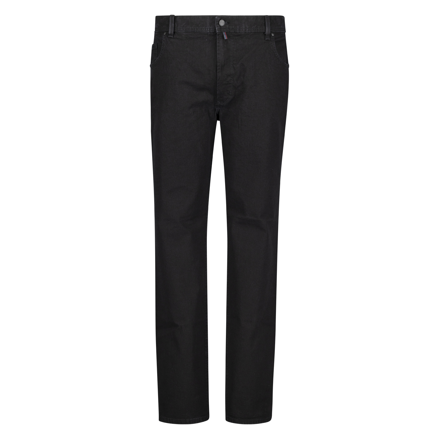 5-Pocket Jeans homme avec stretch "Peter" noir by Pioneer grandes tailles (Taille basse): 28 - 40