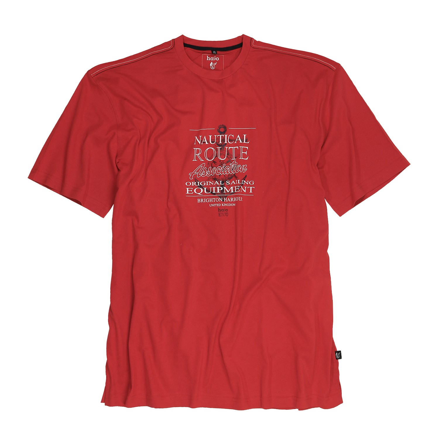 T-shirt rouge de hajo grandes tailles jusqu'à 6XL