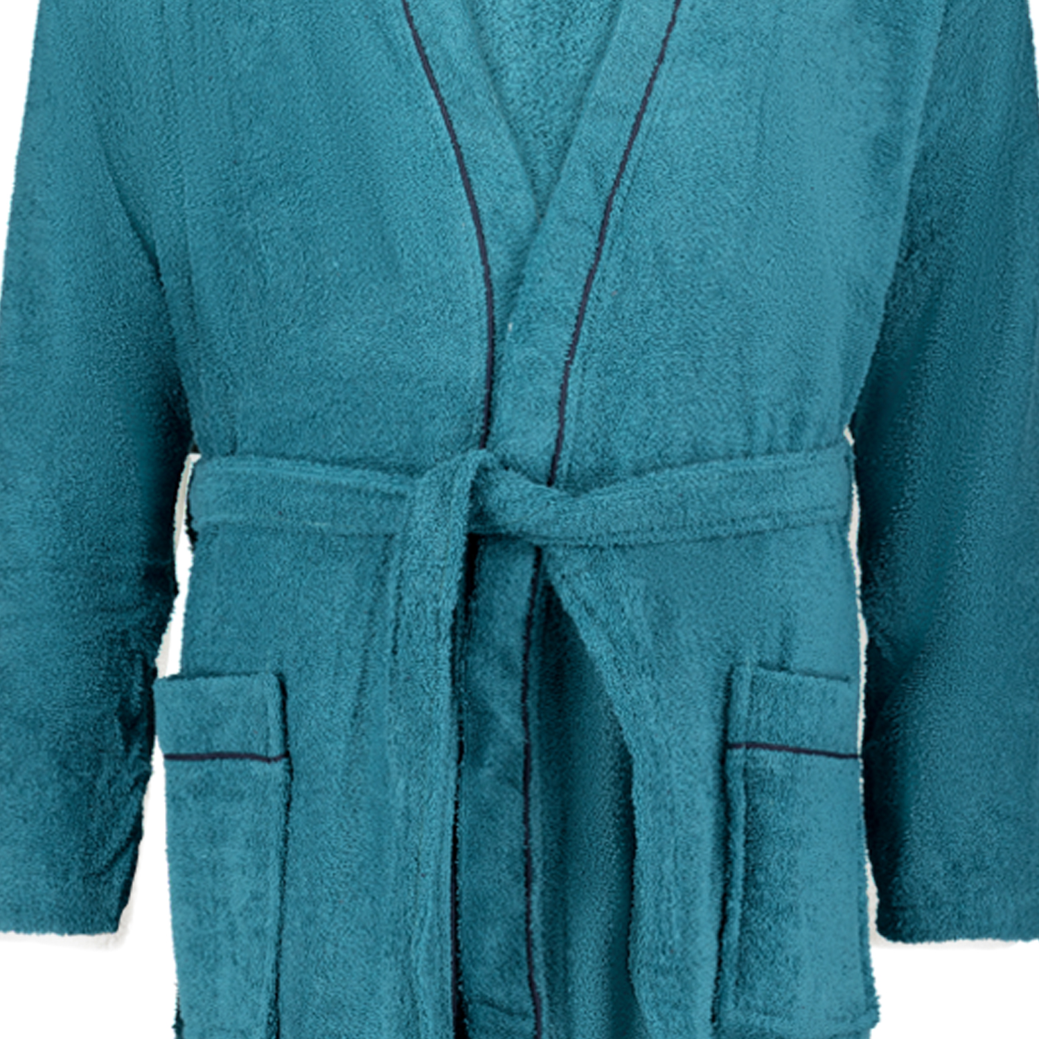 Bathrobe for men in petrol series JOEY by ADAMO up to oversize 12XL