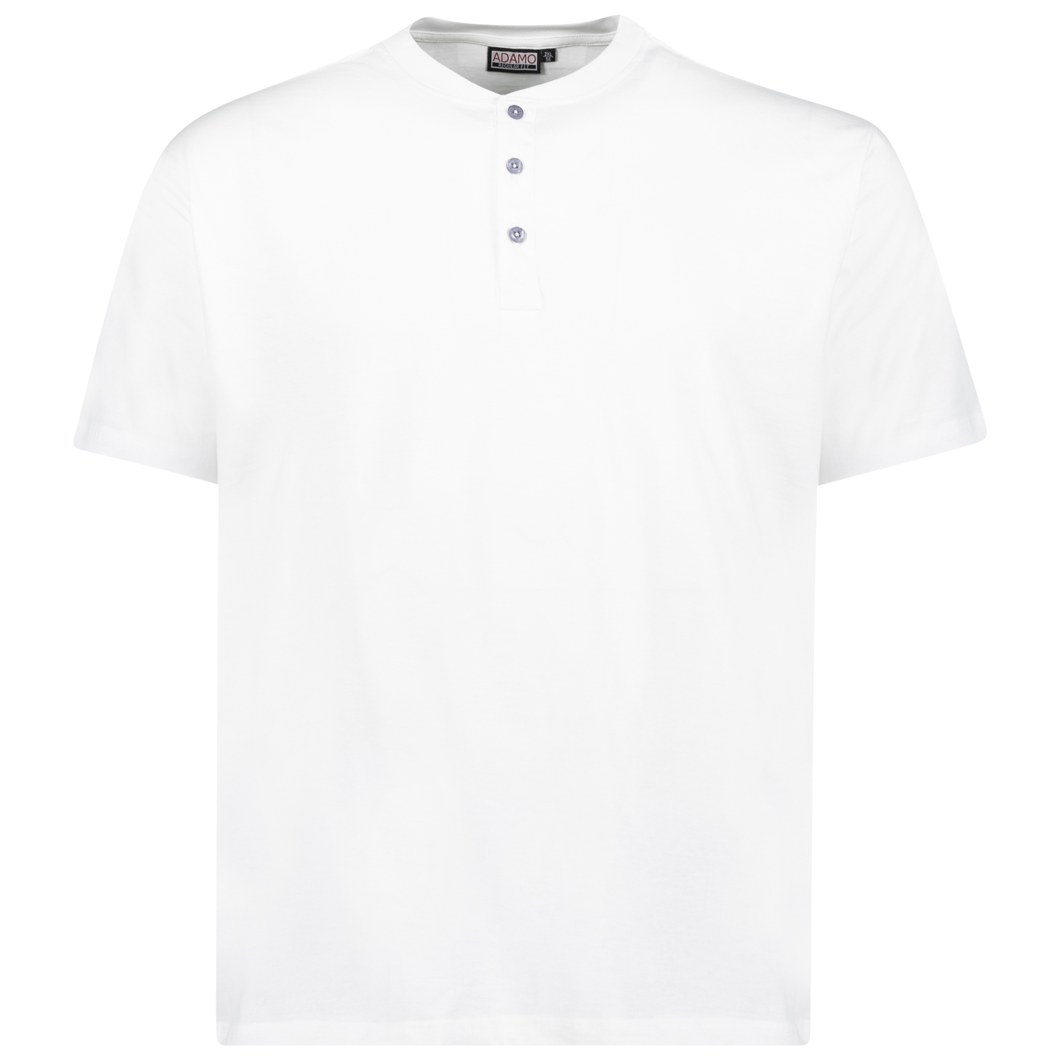 T-shirt in white series Silas regular fit by Adamo for men up to oversize 10XL