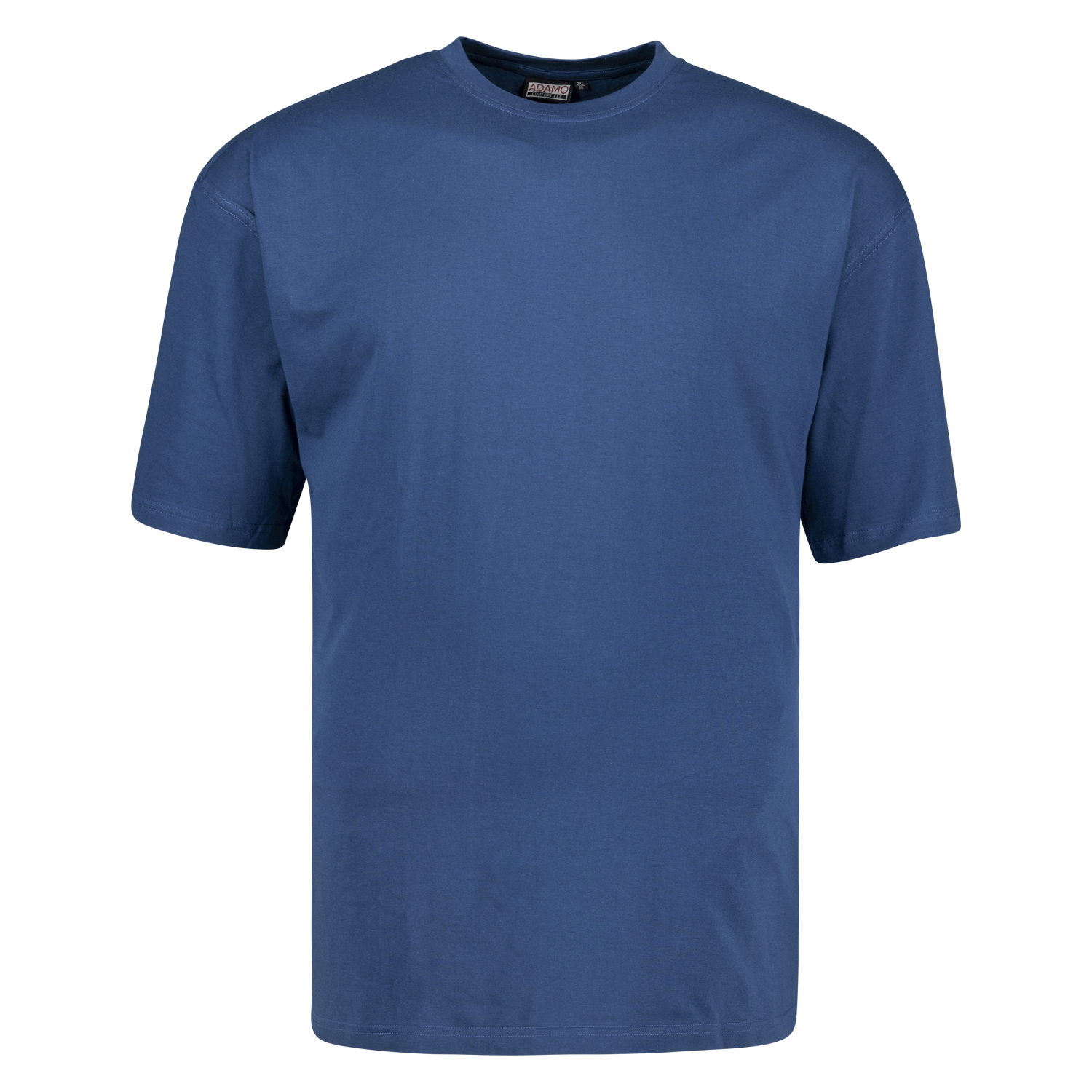 T-shirt en bleu jeans avec col rond Tall Fit extra long série Magic by Adamo en longues tailles jusqu'au 122