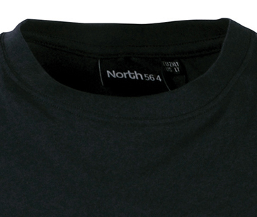 T-shirt imprimé de North 56°4 en grandes tailles 3XL-4XL // noir