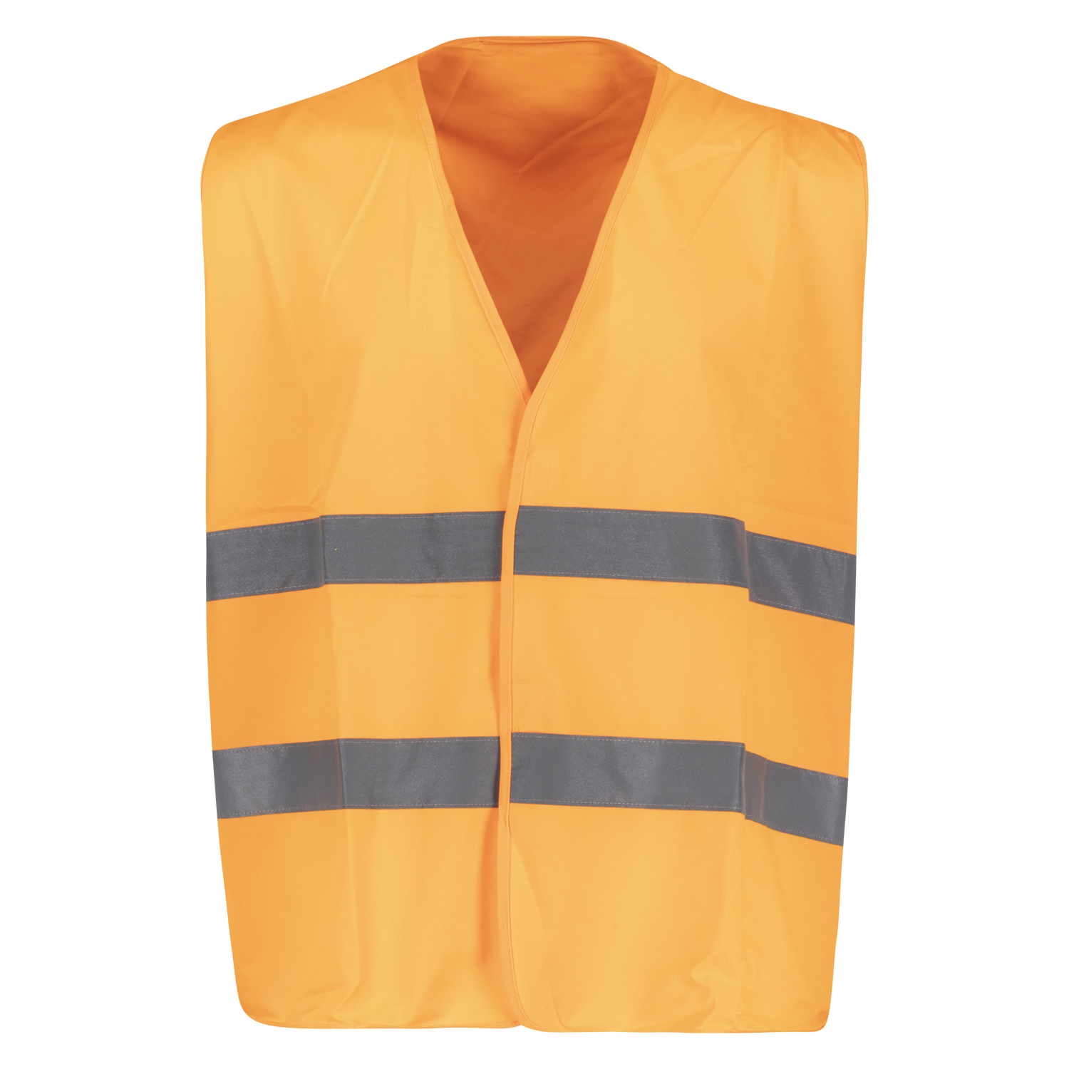 Warning vest in orange by Marc&Mark in oversizes up to 10XL
