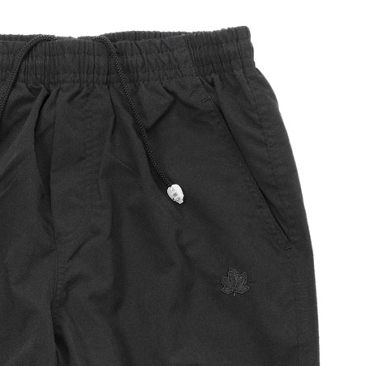 Schwarze Herren Micro Fitness Hose von Ahorn Sportswear in Übergrößen bis 10XL