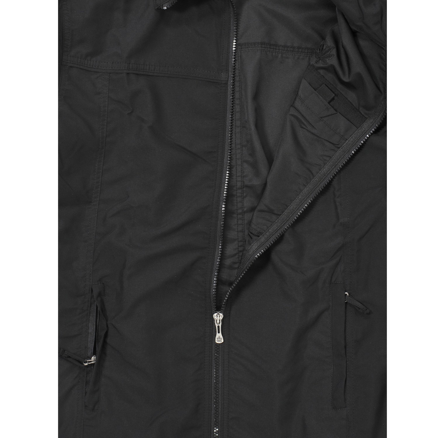 Herren Micro Fitness Jacke von Ahorn Sportswear in schwarz bis Übergröße 10XL