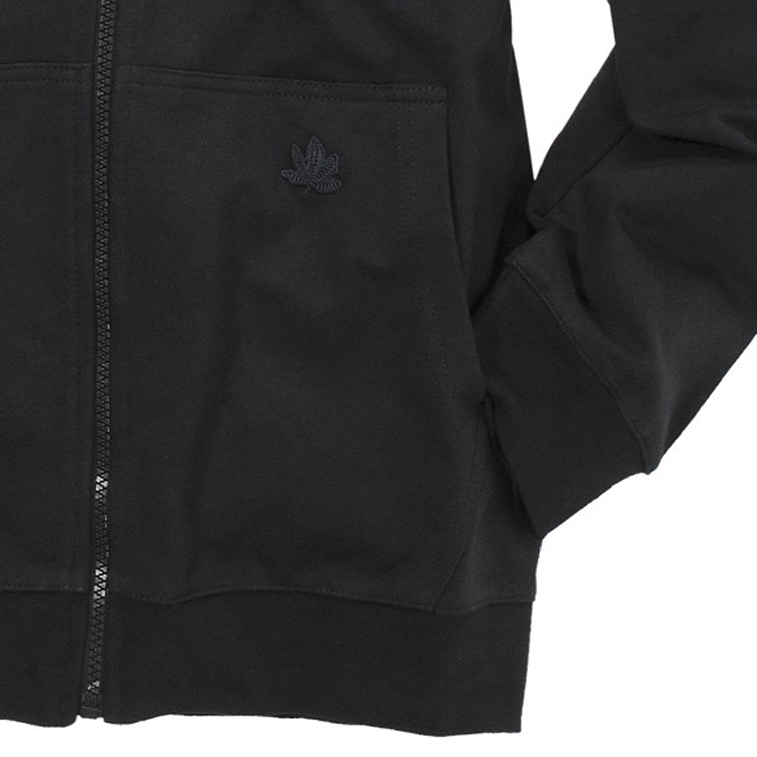 Schwarze Herren Kapuzen Sweat Jacke von Ahorn Sportswear in großen Größen bis 10XL