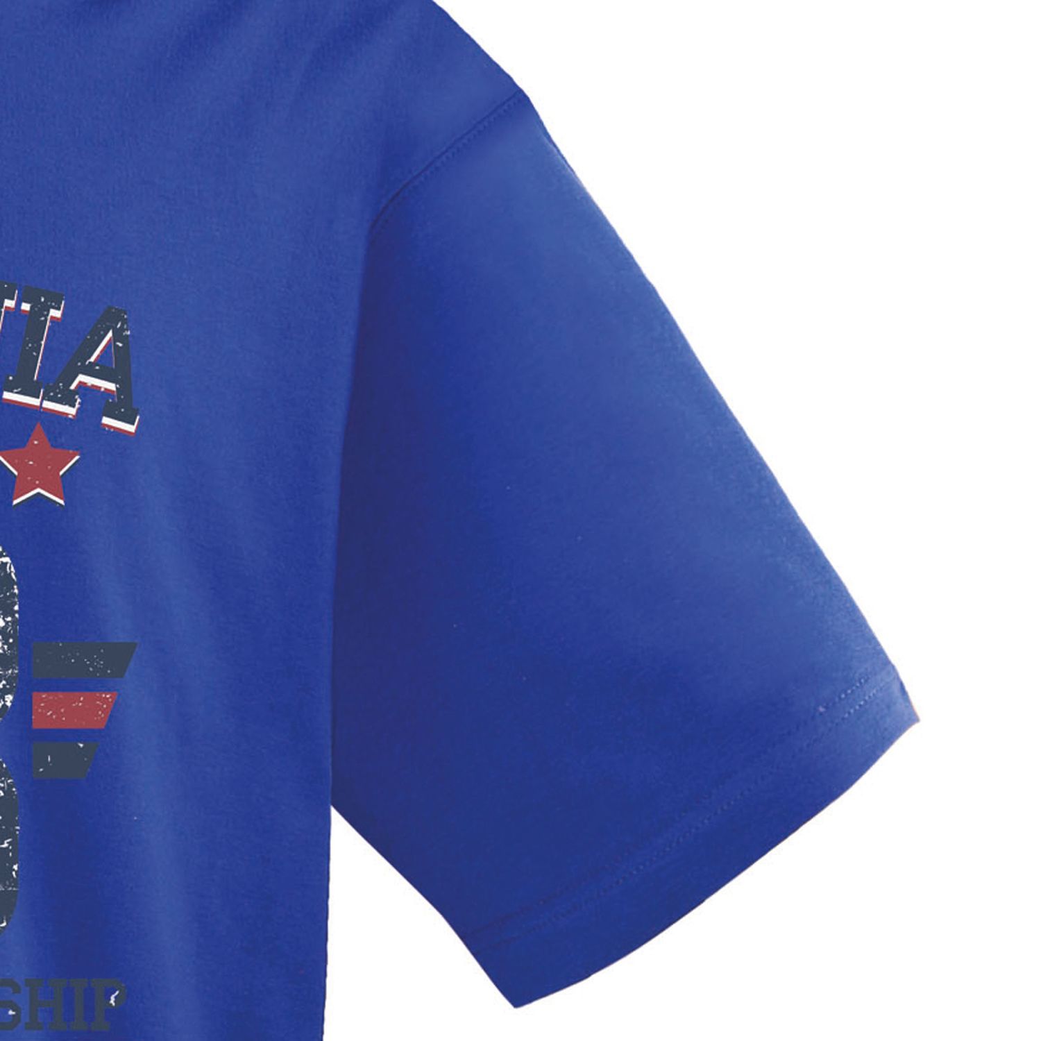 T-shirt imprimé California 78 en royal de ADAMO dans les tailles 2XL - 12XL / 4XLT pour hommes 