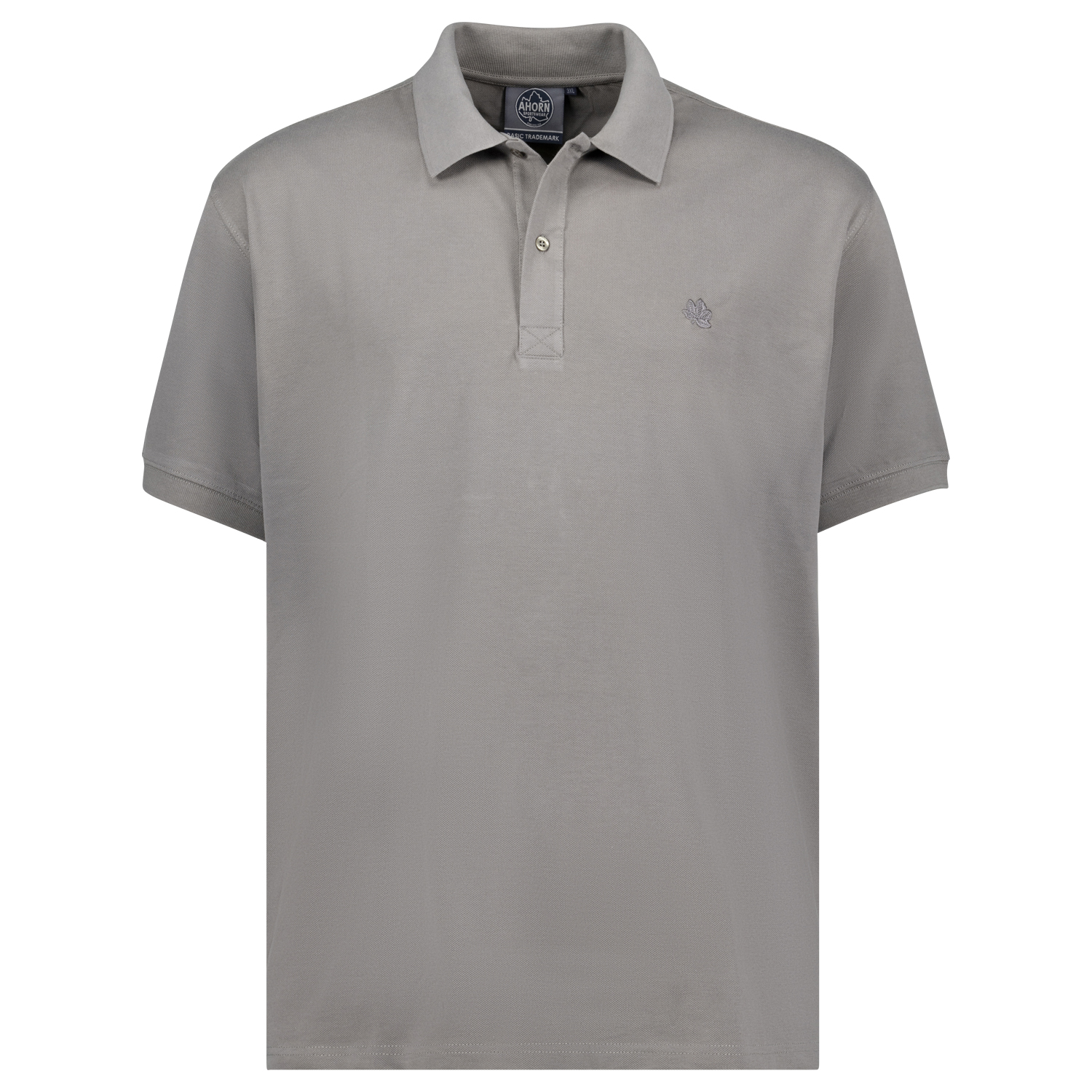 Poloshirt for men by Ahorn Sportswear in extra large sizes until 10 XL / steel grey