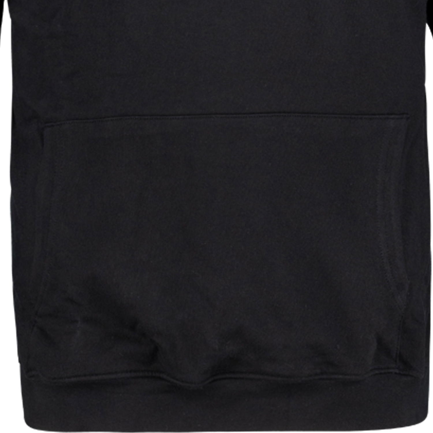 Schwarzes Herren Sweatshirt mit Kängurutasche und Kapuze ATHEN in Übergrößen bis 14XL von Adamo