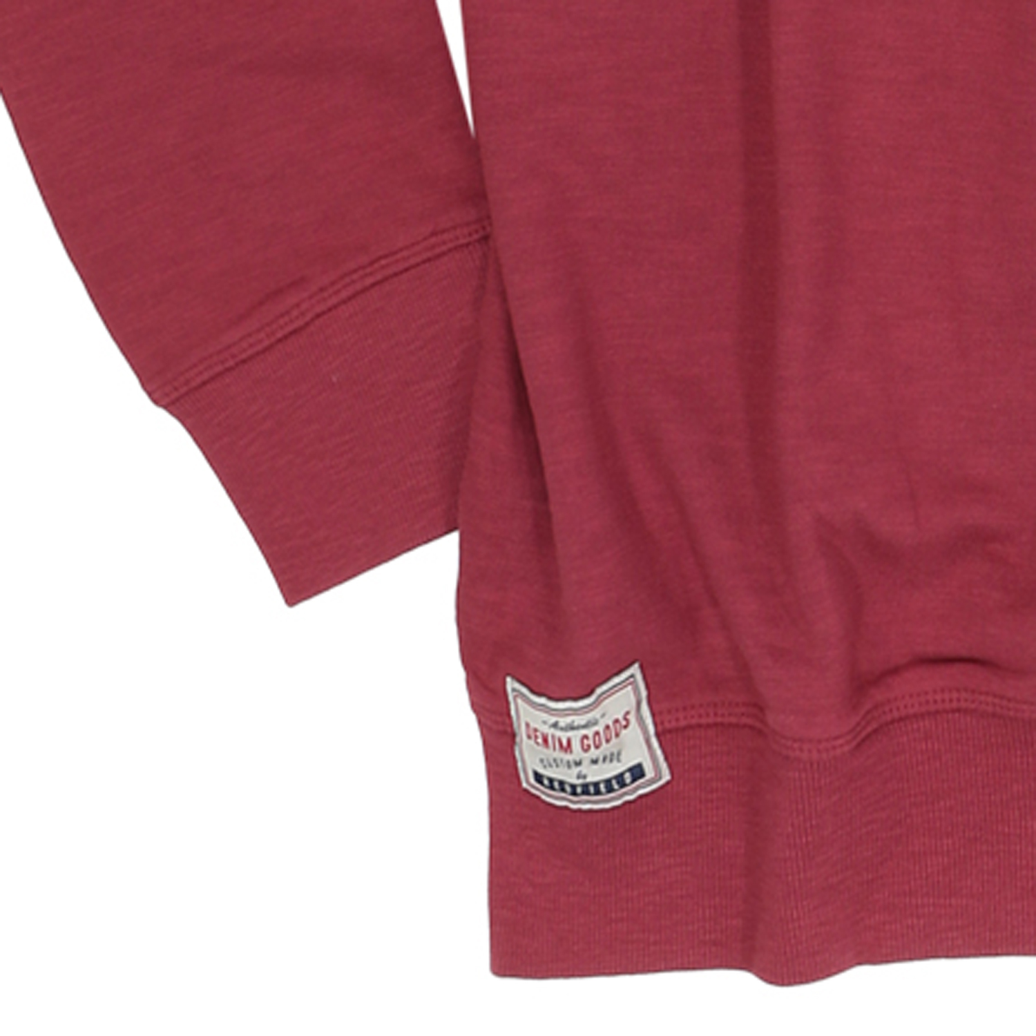 Sweatshirt mit Kapuze in dark cranberry für Herren in XXL Größen von Redfield